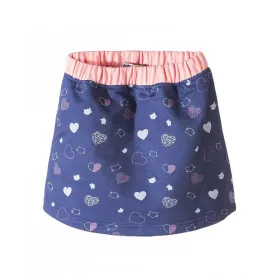 5.10.15 Heart and Cats Printed Navy Blue Skirt 1724