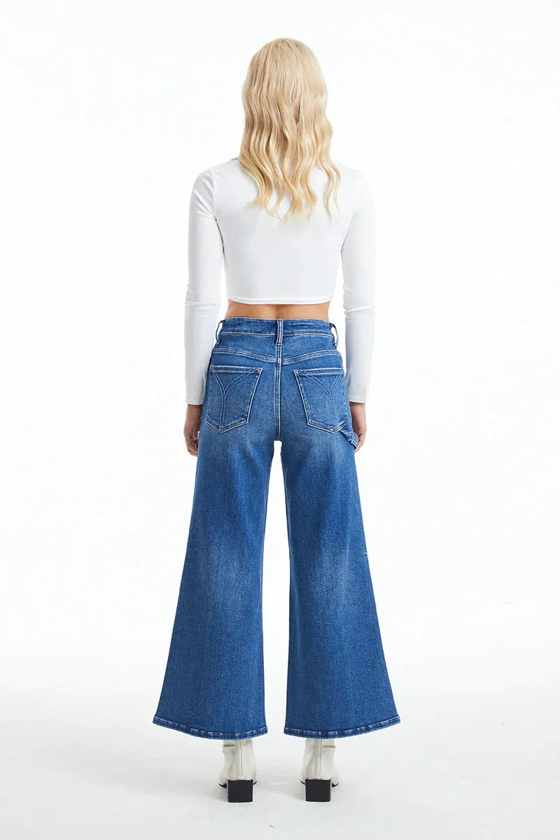 Bayeas Carpenter Wide Leg Flare Jeans