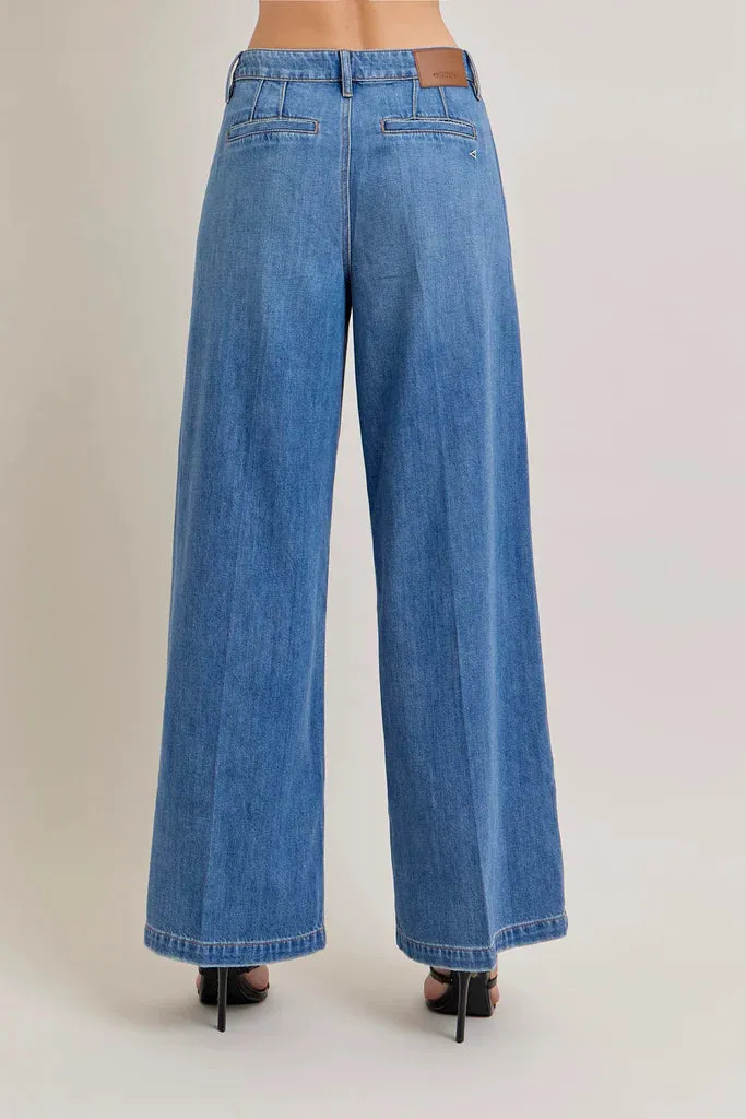 Hidden Jeans Nori Super Wide Leg Trousers