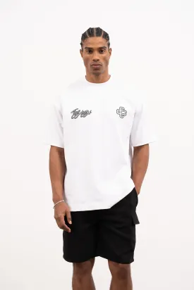 MULTI LOGO T SHIRT - WHITE