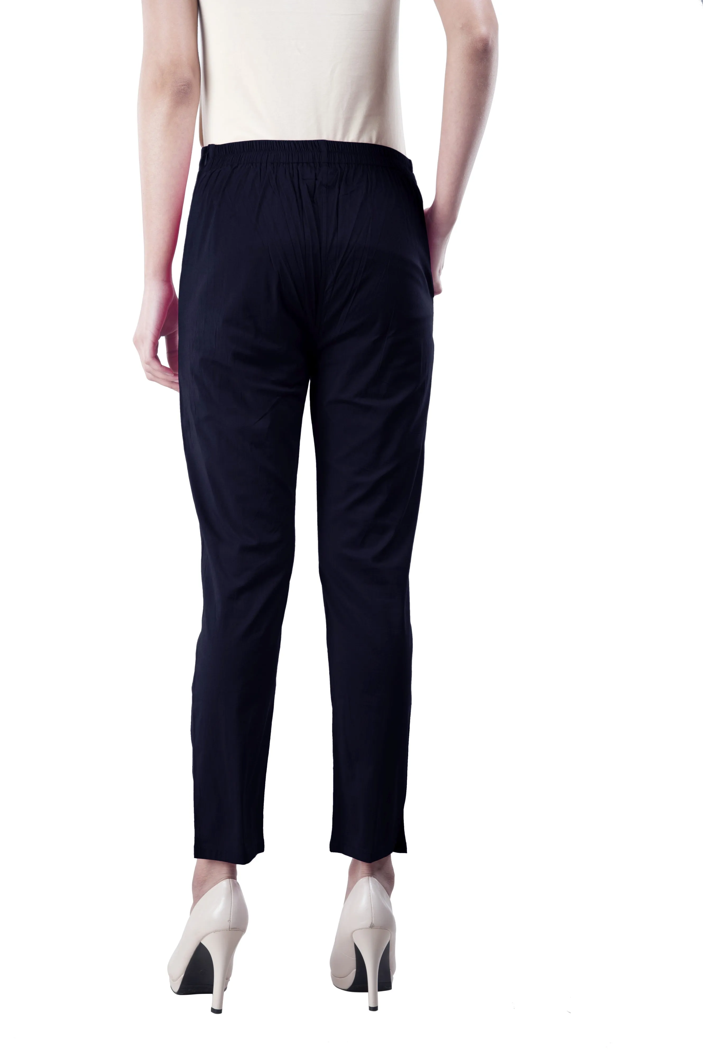 Pencil Pants : Plus Size (Dark Navy)