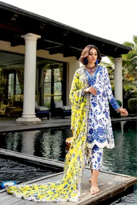 So Kamal X Ali Xeeshan Luxury Lawn Collection 2021 – White Magic