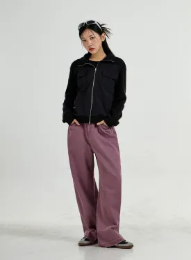 Straight Leg Wide Pants CO31