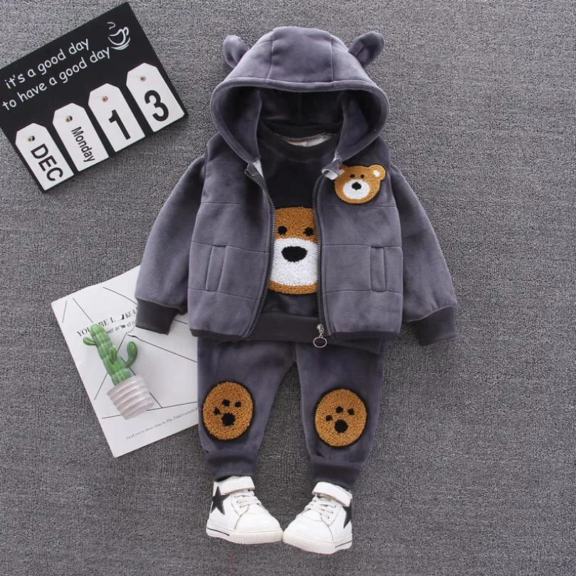 Unisex Baby Dog Print Toddler Clothes Suit